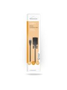 Nedis CCGW60852BK09, USB - RS232 (adapter) kábel, 0,9m