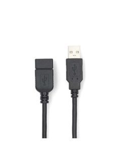  Nedis CCGL60010BK20 USB hosszabító / toldó kábel, USB2.0, hossz: 2m