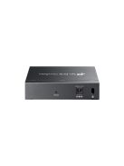 TP-LINK Switch 5x1000Mbps (1xPOE + 4xPOE+) Fémházas Easy Smart (Omada), ES205GP