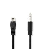 Nedis CAGL20100BK10 audio kábel 5p DIN dugó - 3,5mm szereo jack dugó, hossz 1m