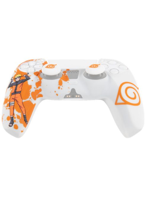 KONIX - NARUTO PS5 Dualsense kontroller Védőkészlet, Narancs-Fehér