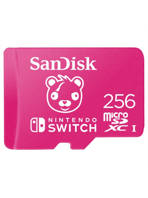 SANDISK 215473, microSDXC KARTYA NINTEn SWITCH - 256GB, 100/90 MB/s Fortnite EDT.