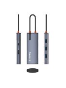 COLORWAY USB-elosztó (dokkolóállomás) CW-HUB01, ColorWay USB-C 5-b-1 Type C PD 100W/USB3.0x3/HDMI 4K