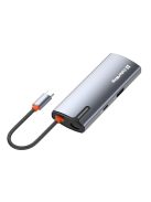 COLORWAY USB-elosztó (dokkolóállomás) CW-HUB01, ColorWay USB-C 5-b-1 Type C PD 100W/USB3.0x3/HDMI 4K