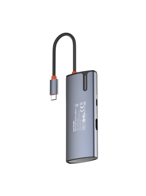 COLORWAY USB-elosztó (dokkolóállomás) CW-HUB01, ColorWay USB-C 5-b-1 Type C PD 100W/USB3.0x3/HDMI 4K