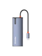 COLORWAY USB-elosztó (dokkolóállomás) CW-HUB02, USB-C 6-B-1 Type C PD 100W/USB3.0?3/HDMI 4?/RJ45