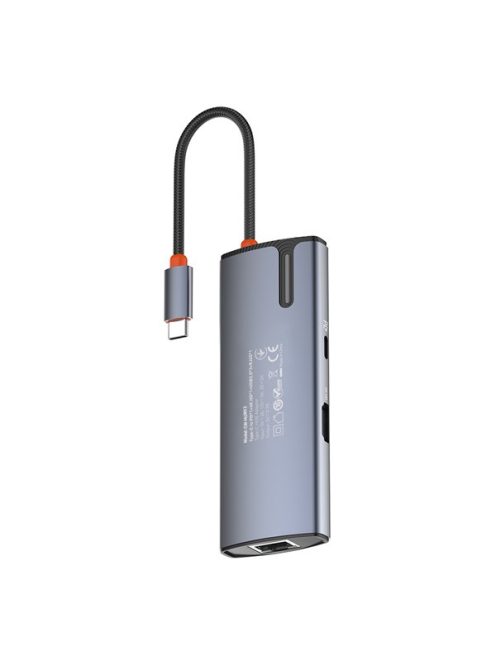 COLORWAY USB-elosztó (dokkolóállomás) CW-HUB02, USB-C 6-B-1 Type C PD 100W/USB3.0?3/HDMI 4?/RJ45