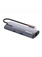 COLORWAY USB-elosztó (dokkolóállomás) CW-HUB03, USB-C 6-B-1 Type C PD 100W/USB3.0x3/USB2.0/RJ45