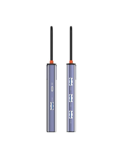 COLORWAY USB-elosztó (dokkolóállomás) CW-HUB03, USB-C 6-B-1 Type C PD 100W/USB3.0x3/USB2.0/RJ45