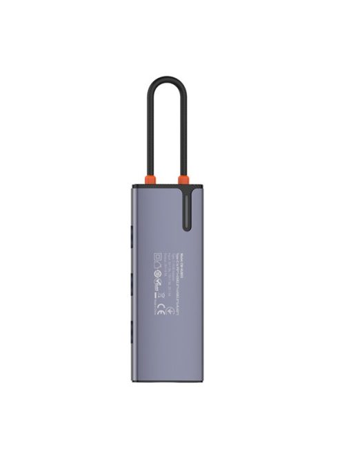 COLORWAY USB-elosztó (dokkolóállomás) CW-HUB03, USB-C 6-B-1 Type C PD 100W/USB3.0x3/USB2.0/RJ45
