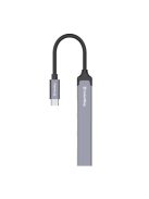 COLORWAY USB-elosztó CW-HUB04, USB-C 4-B-1 USB2.0X3/USB3.0