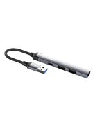 COLORWAY USB-elosztó CW-HUB05, USB-A 4-B-1 USB2.0X3/USB3.0