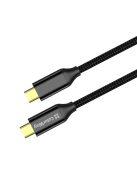 COLORWAY Kábel Type-C CW-CBPDCC062-BK, USB3.2, 20Gbps 4K PD100W, Gen2 5A 1M fekete