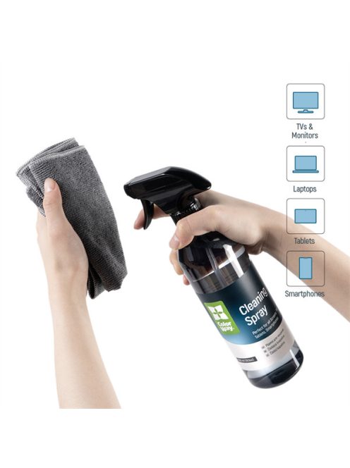 COLORWAY Tisztítószer készlet CW-5500, nagyméretű elektronikai készlet (550 ml és 2 mikroszálas)