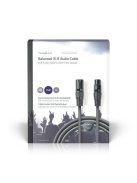 Nedis COTG15010GY150  XLR 3 tűs dugó | XLR 3 tűs aljzat, 15m