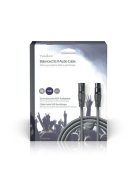 Nedis COTG15010GY200  XLR 3 tűs dugó | XLR 3 tűs aljzat, 20m