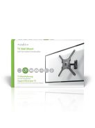 Nedis TVWM1430BK 23"-55" LCD TV / monitor fali tartókonzol, maximum 30 kg, forgatható / dönthető, 2 forgáspont