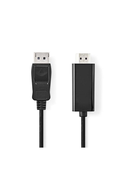 Nedis CCGL37100BK30 Display port dugó - HDMI dugó kábel 1080p, 3m