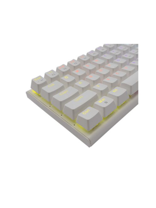 WHITE SHARK WAKIZASHI-2/W/BL-HU, GK-002223V2-W/BL-HU magyar fehér mechanikus gamer billentyűzet