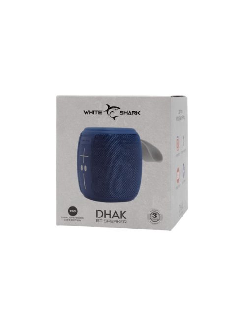 WHITE SHARK GBT-888BL DHAK-BL BLUETOOTH HANGSZÓRÓ 5W, TWS, kék, 1200mA