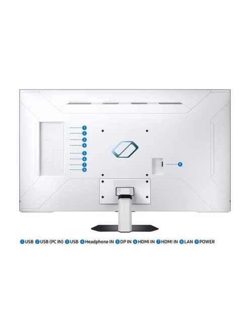 SAMSUNG Smart Gaming 144Hz monitor 43" G70NC, 3840x2160, 16:9, 1ms, HDMI/DP/USB/LAN/,WiFi, Bluetooth, hangszóró