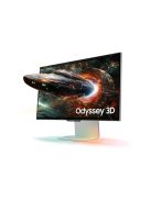 SAMSUNG Gaming 165Hz 3D monitor 27" G90XF, 3840x2160, 16:9, 350cd/m2, 1ms, HDMI/DisplayPort/USB,Pivot, Hangszóró