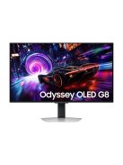 SAMSUNG Gaming 240Hz OLED monitor 32" G8, 3840x2160, 16:9, 260cd/m2, 0.03ms, HDMI/DisplayPort/USB,Pivot