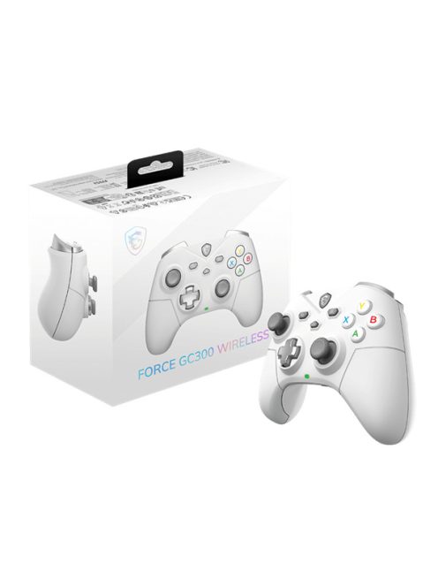 MSI ACCY Force GC300 W White Wireless Game Controller, White