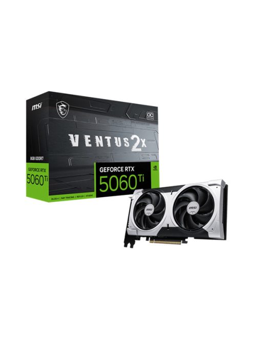 MSI Videokártya PCI-Ex16x nVIDIA RTX 5060 Ti VENTUS 2X PLUS 8GB DDR7 OC