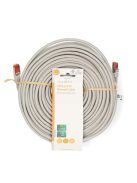 Nedis CCGL85220GY300 UTP / FTP Cat6 patch kábel, RJ45 aranyozott érintkezők, 10/100/1000 Mbit/s, hossz: 30m