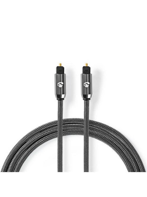 Nedis Profigold CATB25000GY10 optikai kábel, toslink, 1m