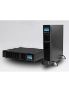 iPOWER UPS, 2000VA, 2000W, 8x IEC C13, SNMP/USB/RS-232, szünetmentes tápegység, LCD kijelző, AVR, online, Rack/Tower