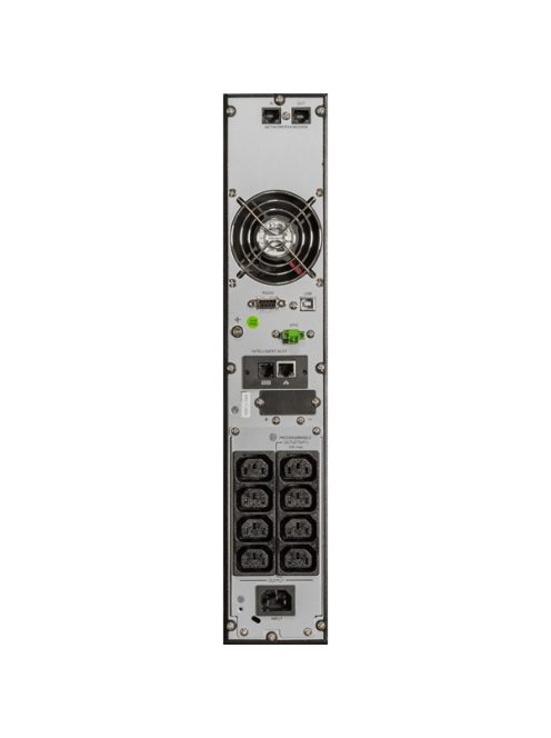 iPOWER UPS, 2000VA, 2000W, 8x IEC C13, SNMP/USB/RS-232, szünetmentes tápegység, LCD kijelző, AVR, online, Rack/Tower
