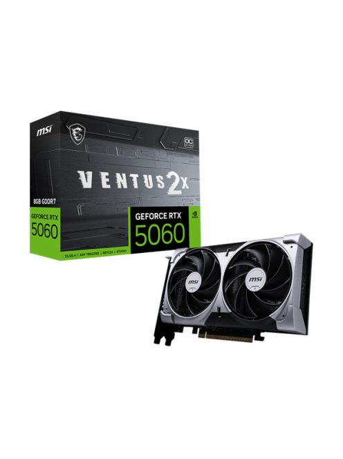 MSI Videokártya PCI-Ex16x nVIDIA RTX 5060 VENTUS 2X 8GB DDR7 OC
