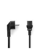 Nedis CEGL10015BK30 táp kábel IEC-320-C13, 3 x 1,5 mm, hossz 3m (IEC320-C13)