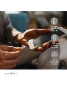 Nedis UPBKPD30000BK hordozható külső akkumulátor, powerbank 30000mAh