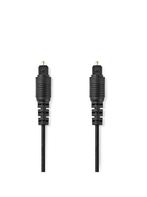 Nedis CAGL25000BK50 optikai audio kábel, TosLink dugó, hossz 5m