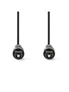 Nedis CAGL25000BK50 optikai audio kábel, TosLink dugó, hossz 5m