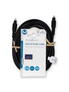 Nedis CAGL25000BK50 optikai audio kábel, TosLink dugó, hossz 5m