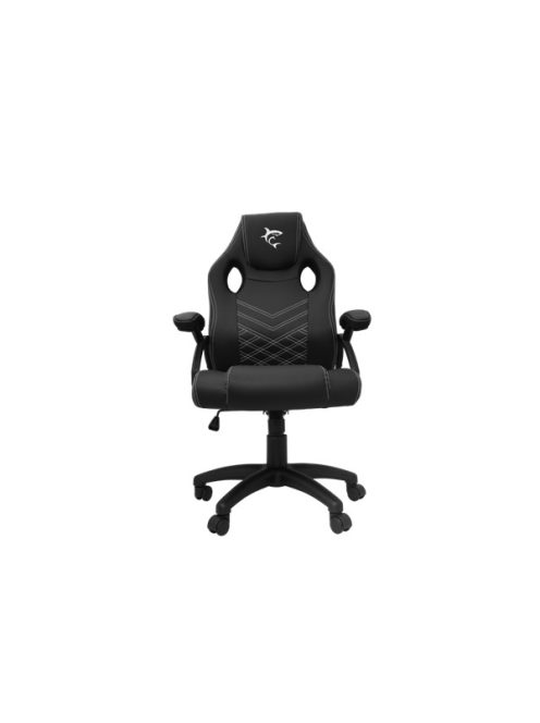 WHITE SHARK ZOLDER fekete gamer szék , puha nyak, fej és hát párnák, lélegző felület, 3 év garancia, 120 kg - ig