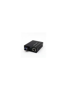   LINKEASY média konverter 10/100M/1G/2.5G/5G/10GBase-T + 1x10GE SFP+ (SFP+ modul nélkül), külső 5V PSU