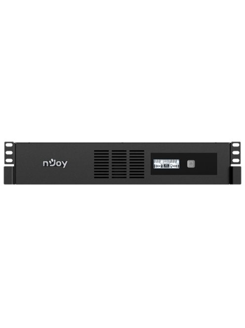 NJOY Szünetmentes Code 600, 600VA, 360W, Line-Interactive, rack (2U), LCD display