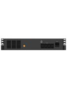NJOY Szünetmentes Code 600, 600VA, 360W, Line-Interactive, rack (2U), LCD display