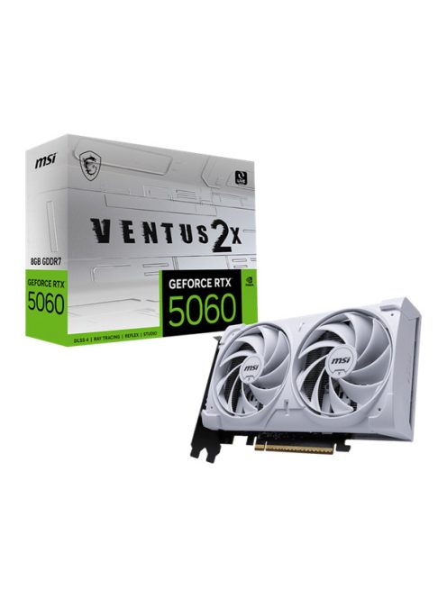 MSI Videokártya PCI-Ex16x nVIDIA RTX 5060 VENTUS 2X 8GB DDR7 OC WHITE