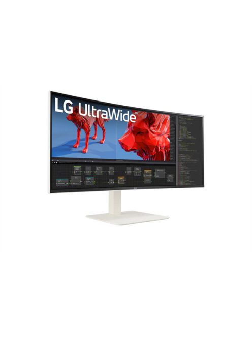 LG ívelt 144Hz monitor 38" 38WR85QC,3840x1600,21:9,450cd/m2,1ms,HDMIx2/Displayport/USBx4/USB-C/RJ45