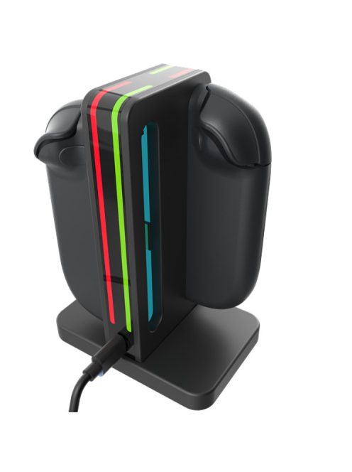 HYPERKIN Power Spire Nintendo Switch 2 Joy-Con Töltőállvány, Fekete