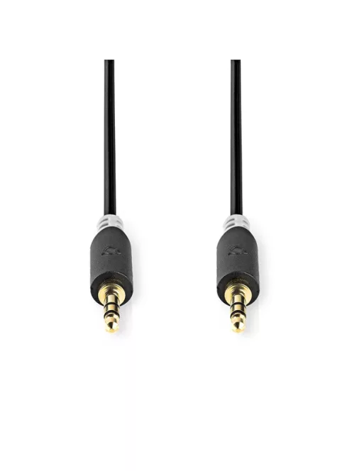Nedis CABW22000AT10 sztereo audió kábel 3,5mm sztereo jack dugó - dugó,  aranyozott,  1 m