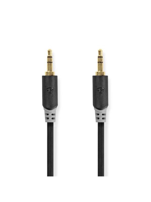 Nedis CABW22000AT05 sztereo audió kábel 3,5mm sztereo jack dugó - dugó,  aranyozott,  0,5 m