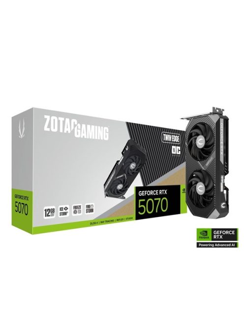 ZOTAC Videokártya PCI-Ex16x nVIDIA RTX 5070 TWIN EDGE OC 12GB GDDR7