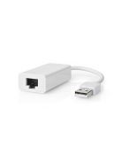 Nedis CCGB60950WT02 USB hálózati adapter, USB 2.0 - RJ45, 100 Mbps